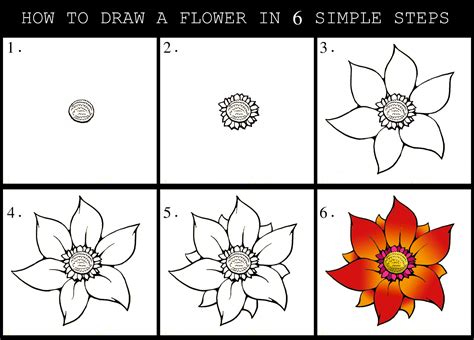 1. Draw a small freehand circle in the center of the page for the center of the rose. 2. Add another irregular oval shape at a diagonal base of the above circle for the first petal. 3. Join a …